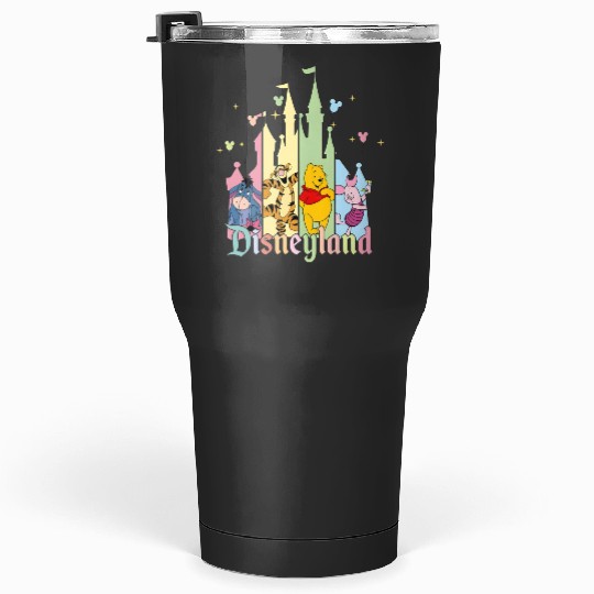 Disneyland Winnie The Pooh Castle Balloons Tumblers 30 Oz, The Pooh Tumblers 30 Oz, Winnie The Pooh Family, The Pooh And Friends Tumblers 30 Oz, Disneyland Trip Tumblers 30 Oz