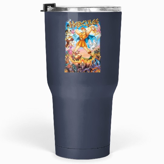 Disney Hercules 1997 Vintage  Tumblers 30 Oz, Hercules 1997 Characters Tumblers 30 Oz