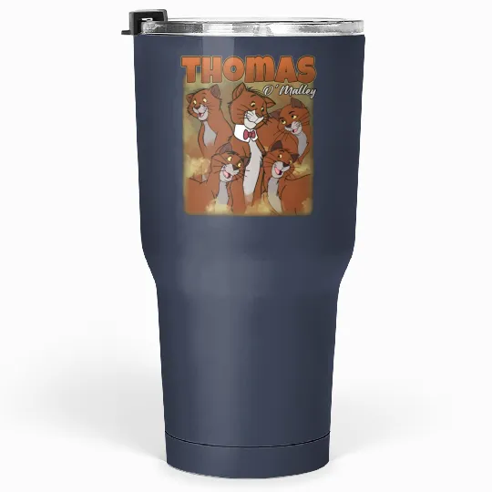 Thomas O'Malley Vintage Retro Tumblers 30 Oz The Aristocats Character Tumblers 30 Oz Disney Tumblers 30 Oz Great Gift Ideas Men Women
