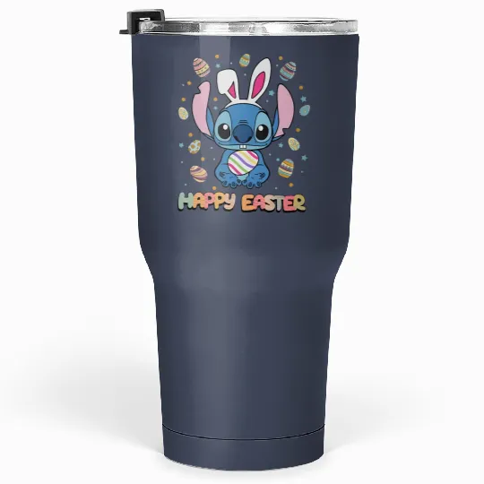 Easter Disney Stitch Tumblers 30 Oz, Stitch Easter Bunny Tumblers 30 Oz, Easter Eggs