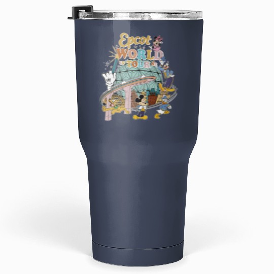 Disney Epcot World Tour 1982  Tumblers 30 Oz, Disney Trip Family Tumblers 30 Oz, Disney Group Tumblers 30 Oz, Retro Disneyworld Tumblers 30 Oz