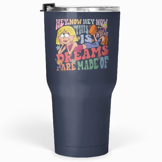 Disney Cute Lizzie McGuire Color Tumblers 30 Oz, This Is What Dreams Are Made Of Retro Unisex Tumblers 30 Oz