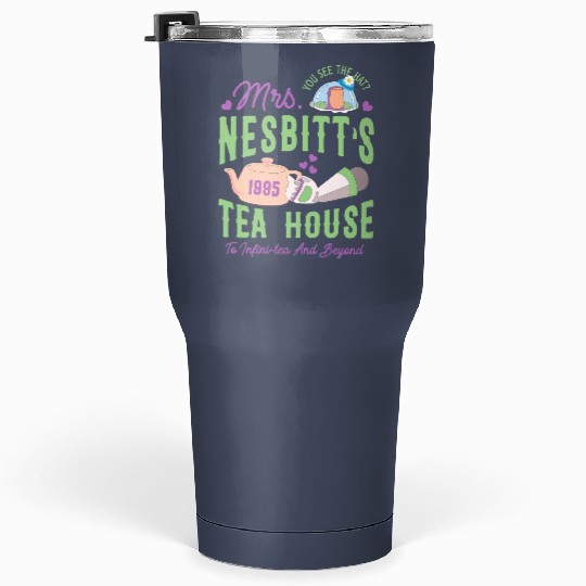 Buzz Lightyear Mrs Nesbitts Tea House To Infinity And Beyond Tumblers 30 Oz,  Magic Kingdom Disneyland Family Vacation Gift