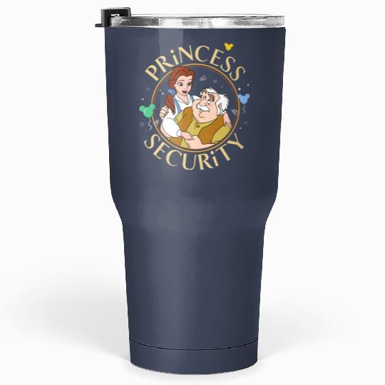 Maurice And Belle Princess Security Tumblers 30 Oz, Beauty And The Beast, Disney Dad Tumblers 30 Oz