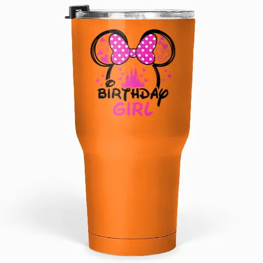 Birthday Girl Tumblers 30 Oz, Disney Birthday Girl, Minnie Mouse Tumblers 30 Oz, Birthday Girl Gift, Disney birthday party