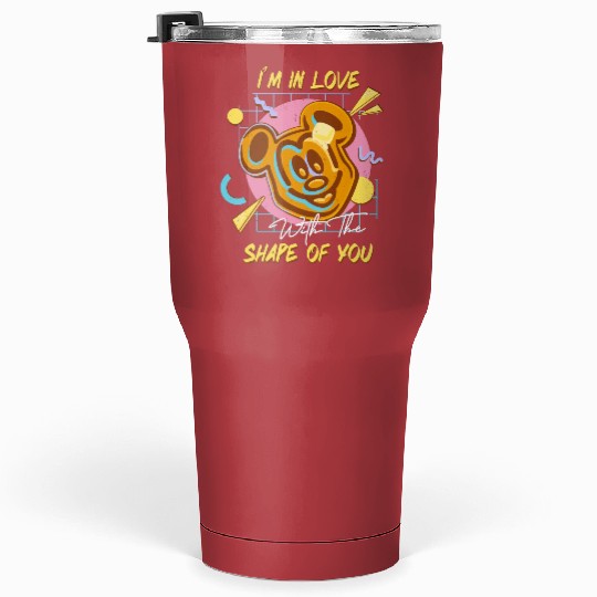 Mickey Mouse Waffle Disney Snacks I'm In Love With The Shape Of You  Tumblers 30 Oz
