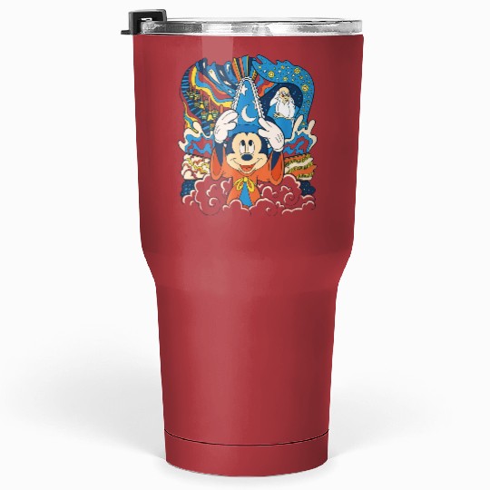 Disney Fantasia Sorcerer Mickey Stay Magical Tumblers 30 Oz, Fantastic Disney Hollywood Studio