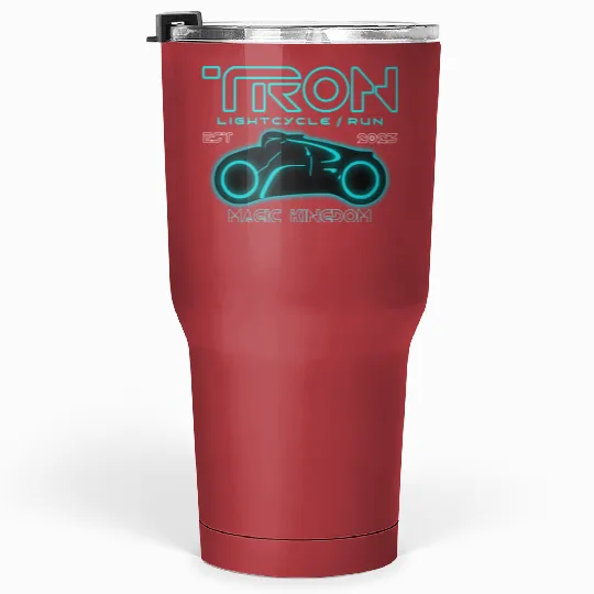 Disney Tron Lightcycle Run Magic Kingdom Tumblers 30 Oz, Disney Tron Bike Tumblers 30 Oz
