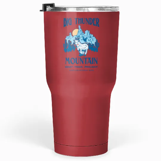 Disney Frontierland Big Thunder Mountain Goat Trick Tumblers 30 Oz
