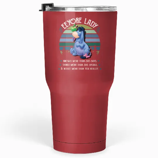 Christmas Gift, Eeyore Tumblers 30 Oz, Eeyore Unisex Tumblers 30 Oz, Disney Eeyore Tumblers 30 Oz