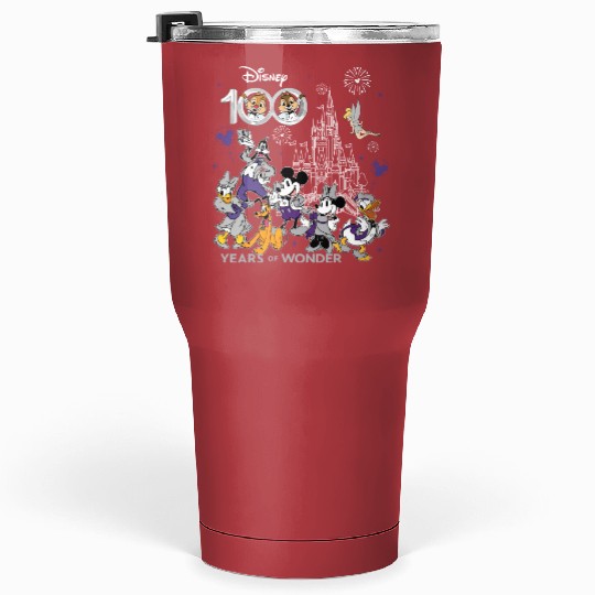 Disney 100 Years Of Wonders Tumblers 30 Oz, Mickey & Friends 100th Anniversary Tumblers 30 Oz