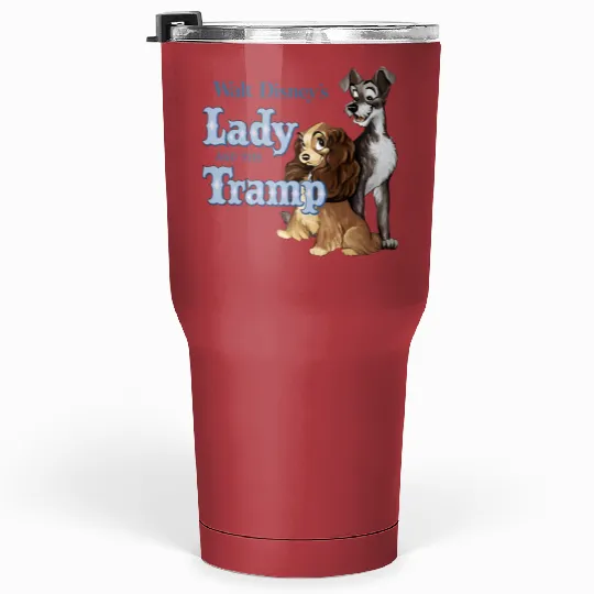 Lady and the Tramp Tumblers 30 Oz, Disney Lady and the Tramp Retro Tumblers 30 Oz