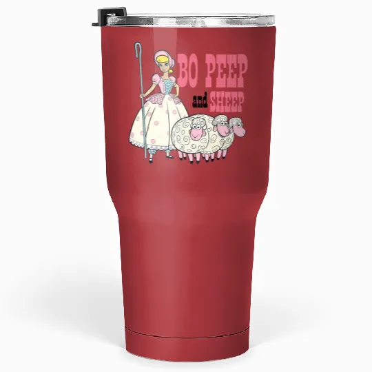 Vintage Bo Peep and Sheep Tumblers 30 Oz, Toy Story Bo Peep Tumblers 30 Oz, Disney Pixar Tumblers 30 Oz