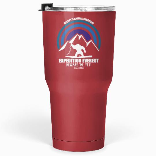 Expedition Everest - Disney Inspired - Animal Kingdom - Ride - Yeti - Unisex Short Sleeve Tumblers 30 Oz - Tumblers 30 Oz