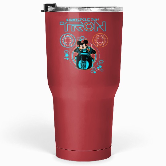 Disney Mickey Mouse Tron Lightcycle Run Ride Matching Tumblers 30 Oz, Magic Kingdom WDW Unisex Tumblers 30 Oz