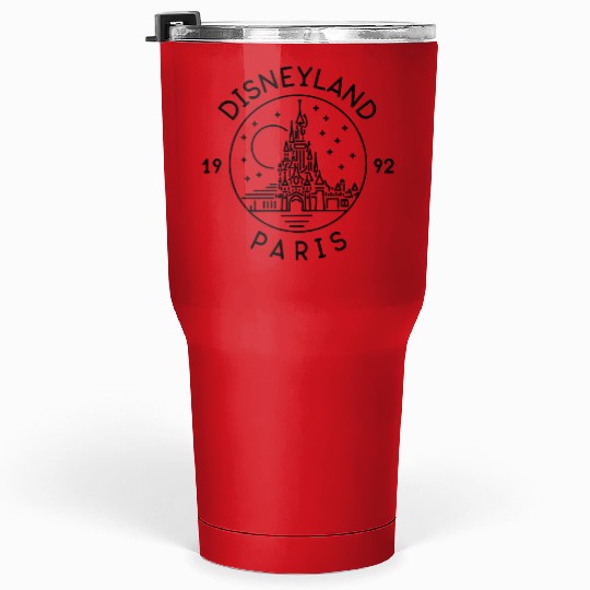 Disneyland Paris 1992 Vintage Tumblers 30 Oz, Disneyland Vacation Tumblers 30 Oz