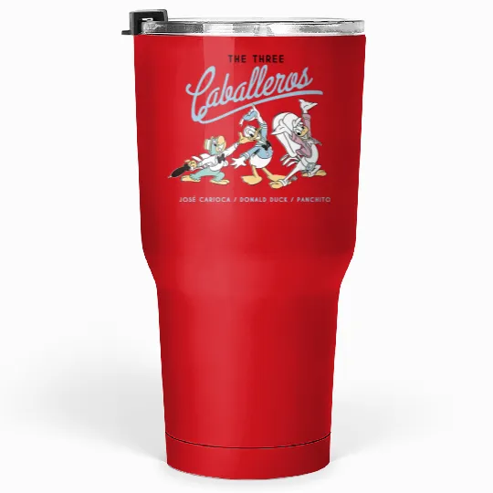 Disney The Three Caballeros Tumblers 30 Oz, Retro Disney The Three Caballeros