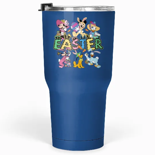 Mickey & Friends Tumblers 30 oz,Retro Disney Easter Tumblers 30 oz