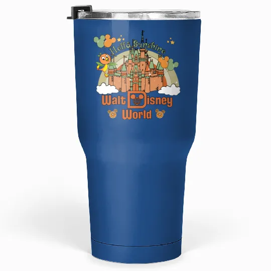 Orange Bird Tank, Disney Epcot Flower Tank, Orange Bird Tumblers 30 Oz