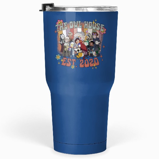 Disney The Owl House Character Tumblers 30 Oz, Owl House Hexside School Tumblers 30 Oz