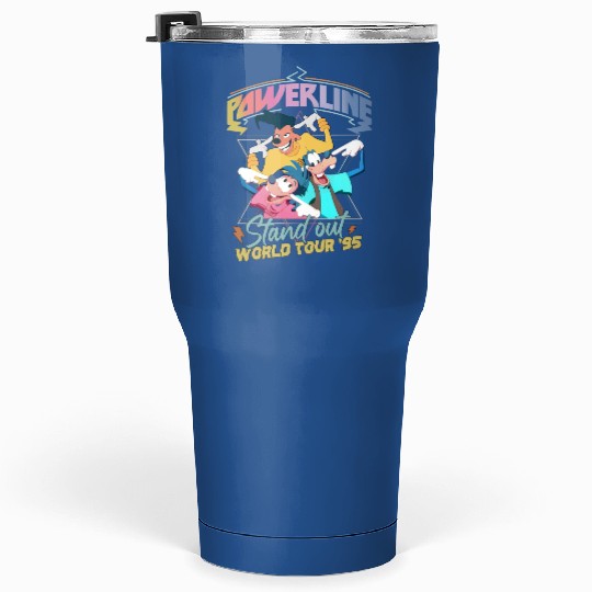 Retro Disney A Goofy Movie Powerline World Tour 95' Tumblers 30 Oz, A Goofy Movie Tumblers 30 Oz, Vintage Disney Powerline