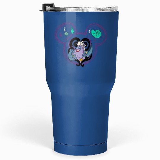 Ursula Tumblers 30 Oz, Villain Sea Queen, Disney Villain Mickey Head Tumblers 30 Oz, Little Mermaid Tumblers 30 Oz