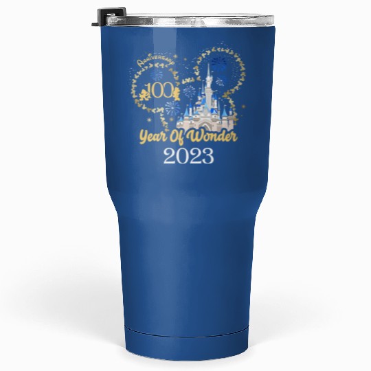 Disney 100th Anniversary Tumblers 30 Oz, Magic Kingdom Tumblers 30 Oz, Mickey Ears Anniversary Tumblers 30 Oz