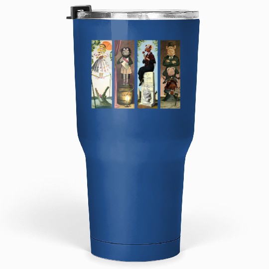 Disney The Muppets Haunted Mansion Halloween Retro Tumblers 30 Oz, Three Hitchhiking Ghosts Tumblers 30 Oz