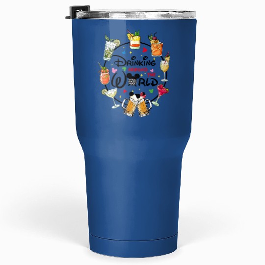 Snacking Around The World, Drinking Around The World, World Traveler Tumblers 30 Oz, Disney Family Tumblers 30 Oz