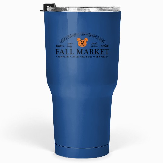 Disney Fall Market Tumblers 30 Oz, Mickey Pumpkin Tumblers 30 Oz
