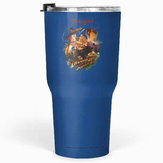 Indiana Jones Adventure Disneyland 1995, Indiana Jones Tumblers 30 Oz