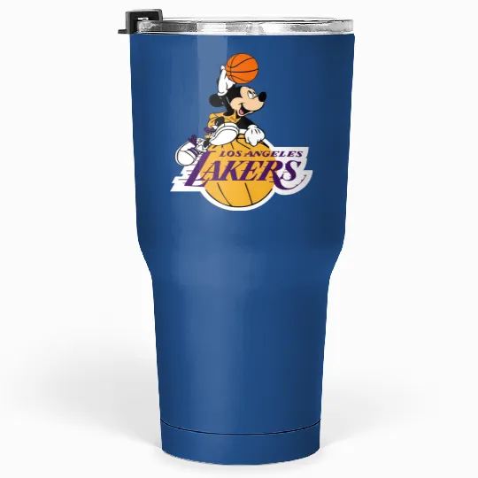 Mickey Mouse LA Tumblers 30 Oz, Mickey Basketball Tumblers 30 Oz, Disney LA Baketball Tumblers 30 Oz, Mickey Basketball  LA Tumblers 30 Oz