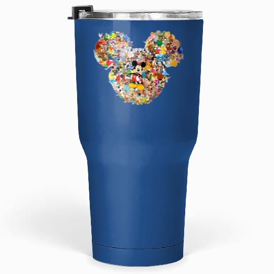 Mickey Mouse, Mickey Head Multi Character, Disney Tumblers 30 Oz