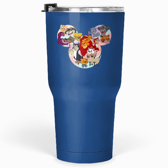 Disney Cats Tumblers 30 Oz, Animal Kingdom Tumblers 30 Oz, Mickey Mouse and Friends Tumblers 30 Oz, Simba Tumblers 30 Oz