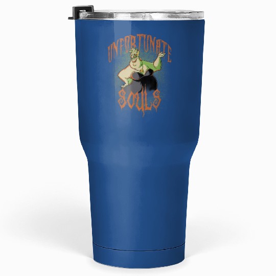 Disney Villains Halloween Ursula Unfortunate Sou Tumblers 30 oz