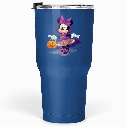 Disney Halloween Minnie Mouse Raglan Baseball Te Tumblers 30 oz
