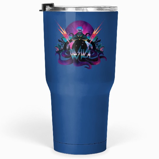 Disney Villains Ursula 90s Rock Band Neon Tank T Tumblers 30 oz