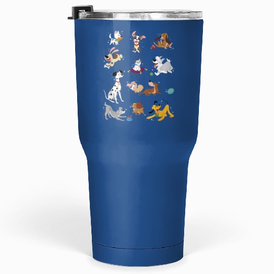 Discover Disney Pets Movie Dogs Group Jumble Tumblers 30 oz