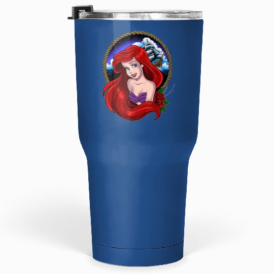 Discover Disney Little Mermaid Ariel Sailor Tattoo Graphi Tumblers 30 oz