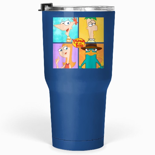 Discover Disney Phineas And Ferb Character Box Up Tumblers 30 oz