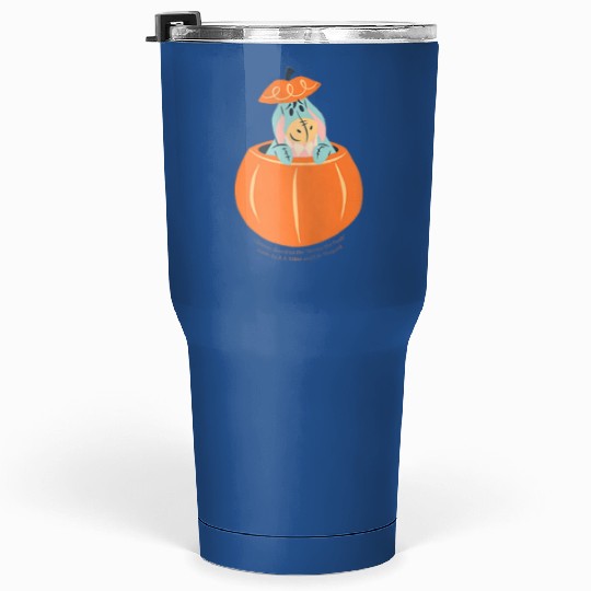 Disney Winnie the Pooh Eeyore in Pumpkin Hallowe Tumblers 30 oz
