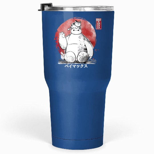 Lovely Bah A La La La Disney Baymax With Cat Tumblers 30 Oz
