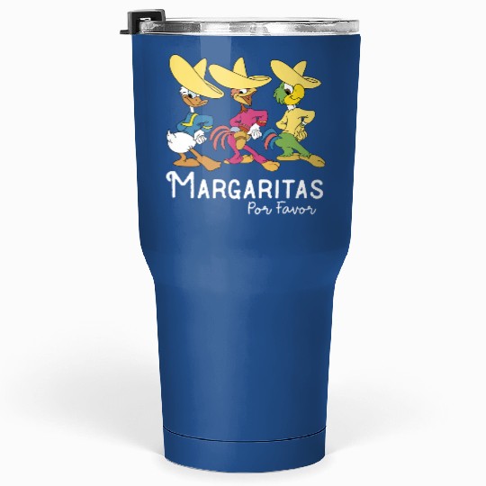 Retro Margaritas Por Favor Colors Tumblers 30 Oz, Vintage Disney Margarita