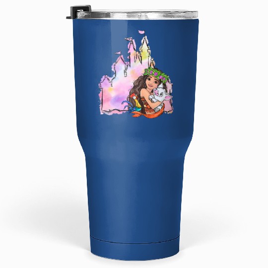 Princess Moana Tumblers 30 Oz, Moana Magic Kingdom Tumblers 30 Oz, Disney Tumblers 30 Oz, Disneyland Tumblers 30 Oz