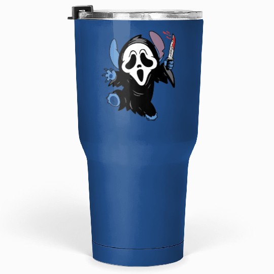 Funny Stitch ,Disney Halloween , Retro Horror Halloween , Horror Movie Character Sh Tumblers 30 oz