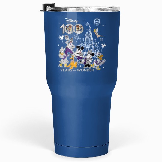 Disney 100 Years of Wonder Tumblers 30 Oz, Disneyland 100th Anniversary Tumblers 30 Oz