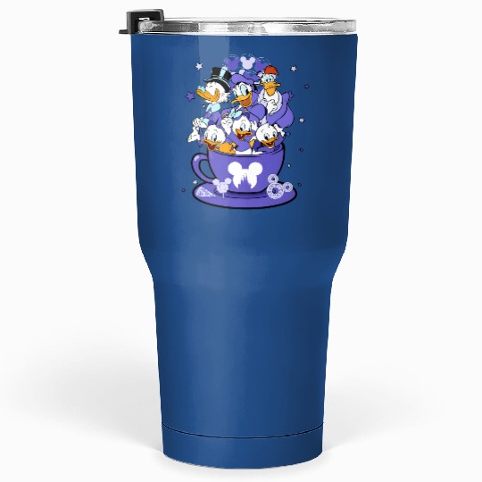 Disney DuckTales Group Tea Cup Balloon Tumblers 30 Oz, Disney 100 Years Of Wonder Tumblers 30 Oz
