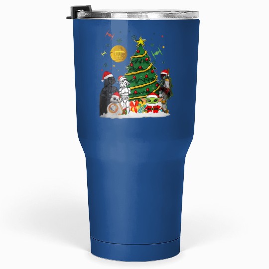 Star Wars Christmas Tumblers 30 Oz, Disney Christmas Family Tumblers 30 Oz