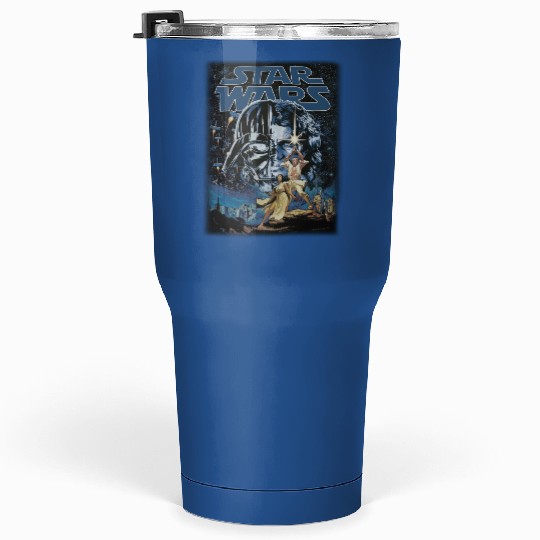 Vintage Disney Star Wars Tumblers 30 Oz, Retro Star Wars Tumblers 30 Oz