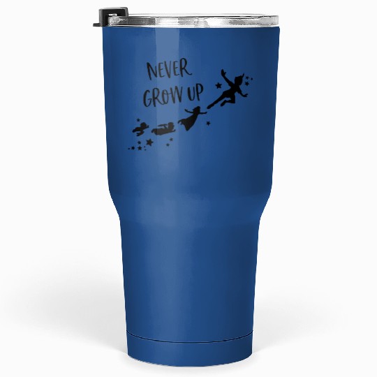 Peter Pan Tumblers 30 Oz, Disney Peter Pan Tumblers 30 Oz, Never Grow Up Disney Peter Pan Tinkerbell Tumblers 30 Oz